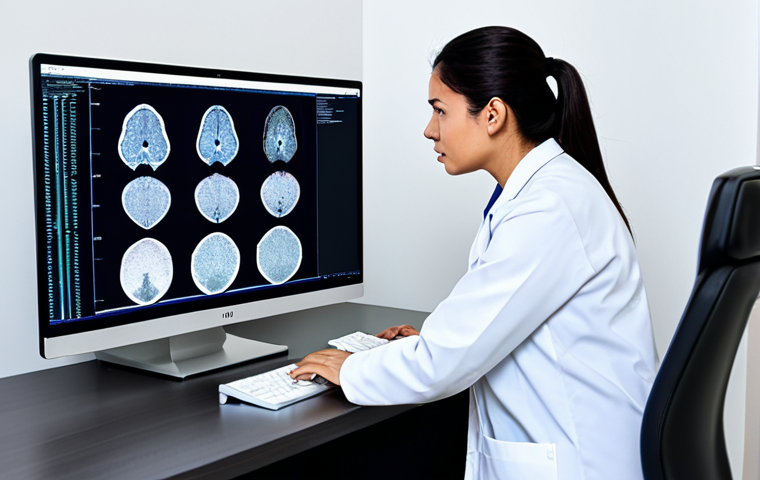 임상병리사 업무 자동화 전망 - Automated Lab**

"A modern clinical pathology laboratory with advanced automated equipment processin...