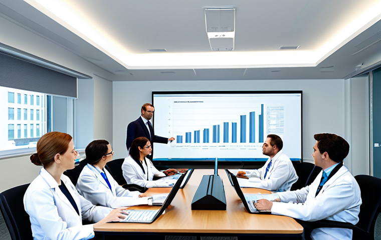 임상병리사 업무 자동화 전망 - AI-Assisted Diagnosis**

"A clinical pathologist in a fully clothed professional outfit, reviewing a...