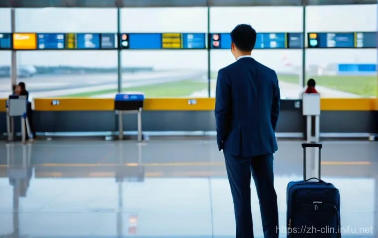 임상병리사 해외 연수 후기 - **Prompt:** A young Asian professional, appearing to be in their late 20s or early 30s, stands thoug...