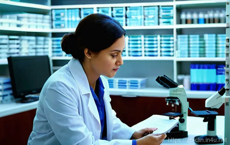 임상병리사 인기 근무지 순위 - **Prompt 1: Dedicated Pathologist in a Major Tertiary Hospital**
    A focused female pathologist, l...