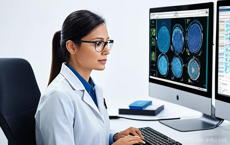 임상병리사 인기 근무지 순위 - **Prompt 2: Innovative Molecular Pathologist in an Independent Lab**
    A male pathologist, mid-30s...