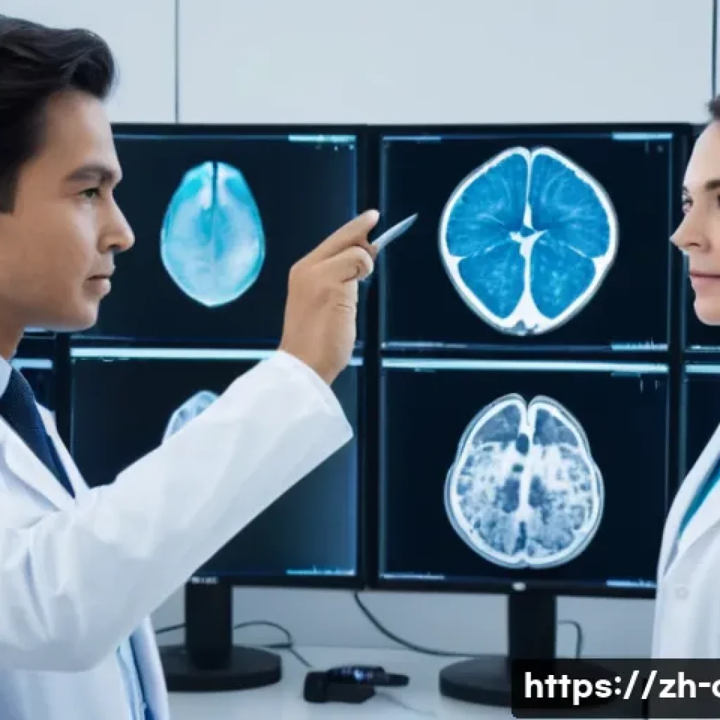 임상병리사와 병리학 연구동향 - **Prompt for Digital Pathology:**
A bright, modern pathology laboratory with a clean aesthetic. ...
